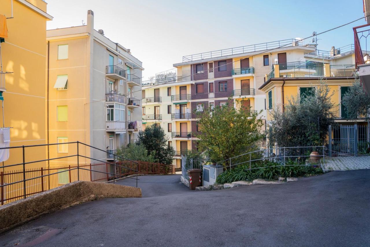 093 - Casa Panorama, Vista Mare E Vista Portofino, 500 Metri Centro Di Chiavari, Posto Auto Gratis Incluso Apartment ภายนอก รูปภาพ